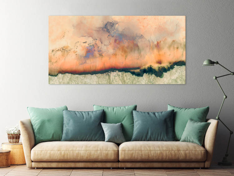 Canvas Desert Abstraction (1-piece) wide - colorful warm composition 145136 additionalImage 3