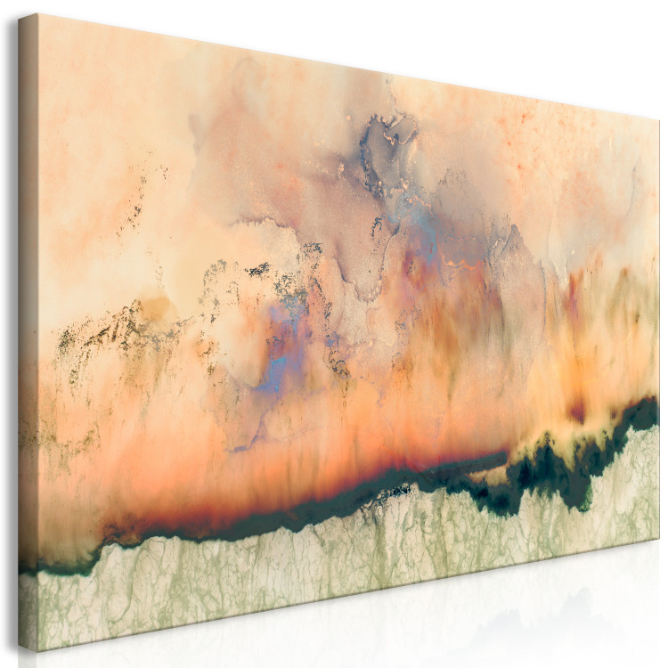 Canvas Desert Abstraction (1-piece) wide - colorful warm composition 145136 additionalImage 2