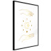 Wall Poster Magic Symbols - All Phases of the Moon and Golden Hands 146136 additionalThumb 3