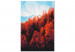 Paint by number Autumn Morning - Red Forest against the Blue Sky 146536 additionalThumb 3