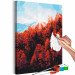 Paint by number Autumn Morning - Red Forest against the Blue Sky 146536 additionalThumb 4
