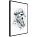 Poster Da Vinci - A Black and White Portrait of the Artist Generated by AI 151136 additionalThumb 3
