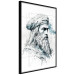 Poster Da Vinci - A Black and White Portrait of the Artist Generated by AI 151136 additionalThumb 7