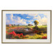 Poster Rural Idyll - Landscape of the Polish Countryside Painted in Warm Colors 151536 additionalThumb 22