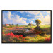 Poster Rural Idyll - Landscape of the Polish Countryside Painted in Warm Colors 151536 additionalThumb 19