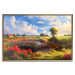Poster Rural Idyll - Landscape of the Polish Countryside Painted in Warm Colors 151536 additionalThumb 20
