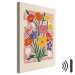 Canvas Print Pink Bouquet - A Minimalist Composition Inspired by the Style of Matisse 159936 additionalThumb 8