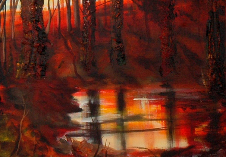 Canvas Print Sunrise over forest 49536 additionalImage 2