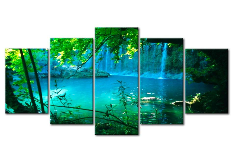 Canvas Print Turquoise seclusion 58536