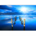 Wall Mural Moment of Solitude - landscape with a lake, forest, and mountains in the sunlight 59736 additionalThumb 5