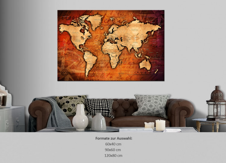 Cork Pinboard Amber World [Cork Map] 92136 additionalImage 7