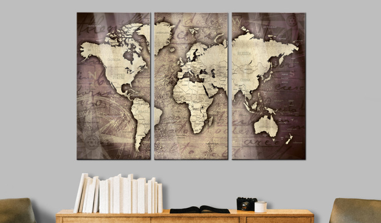 Acrylic print Golden Travels [Glass] 92836 additionalImage 3