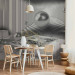 Wall Mural Grey abstraction - geometric tunnel with diamond sparkle effect 93936 additionalThumb 6