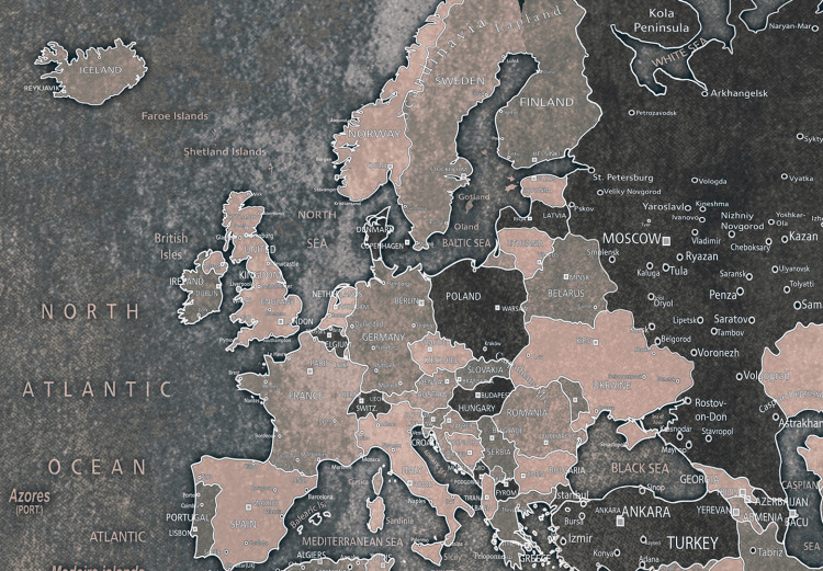 Cork Pinboard Grey World [Cork Map] 96036 additionalImage 5