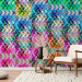 Modern Wallpaper Magma Neon Knot 97636