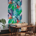 Wall Mural Tropical leaves - Colorful floral motifs on a white background 108546 additionalThumb 4