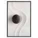 Wall Poster Concentration - oriental composition with a stone on sand in Zen style 115046 additionalThumb 18
