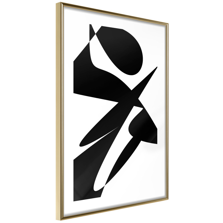 Wall Poster Contrast - black and white modern abstraction with geometric forms 117346 additionalImage 6