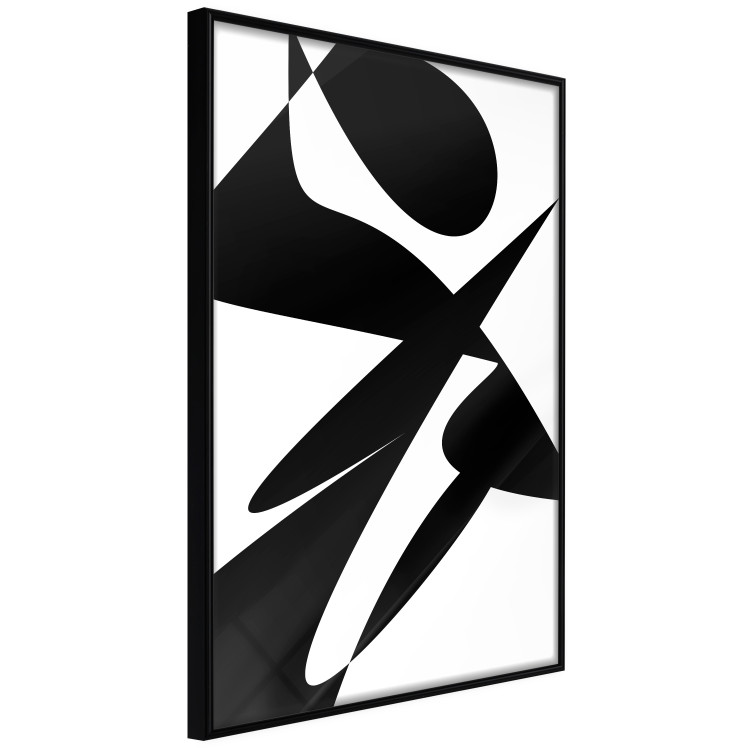Wall Poster Contrast - black and white modern abstraction with geometric forms 117346 additionalImage 10