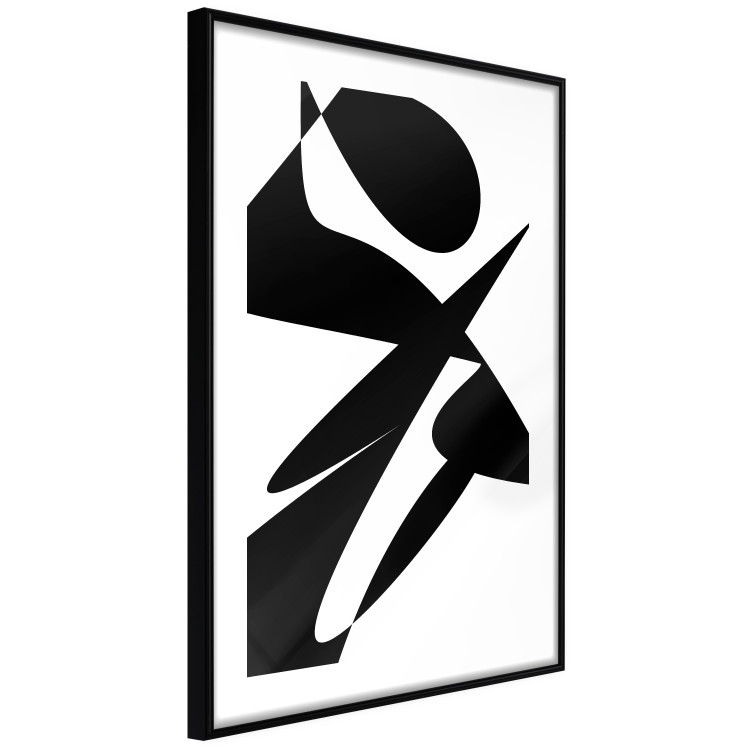 Wall Poster Contrast - black and white modern abstraction with geometric forms 117346 additionalImage 11