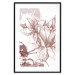 Poster Magnolia World - botanical composition with flowers in brown tones 119046 additionalThumb 15