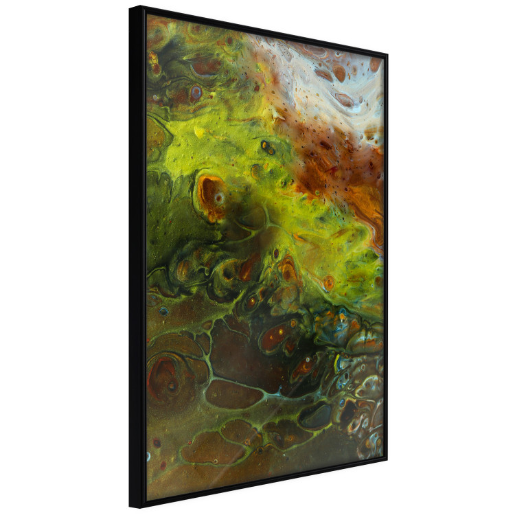 Wall Poster Green Elements - autumn abstraction with dense colorful streaks 119146 additionalImage 12