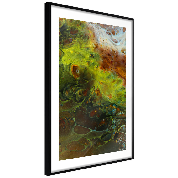 Wall Poster Green Elements - autumn abstraction with dense colorful streaks 119146 additionalImage 11