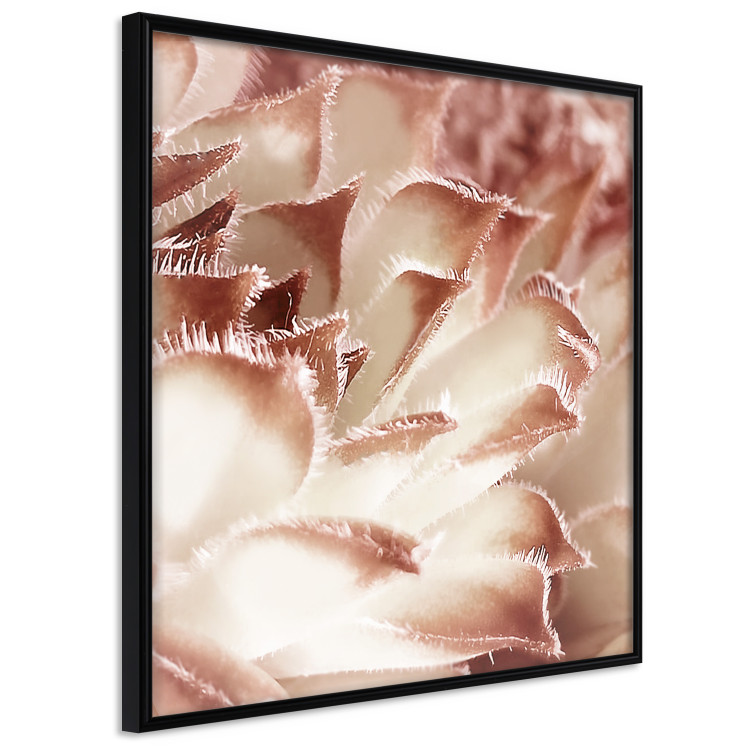 Wall Poster Gentle Touch - floral motif of flowers with a light red texture 122646 additionalImage 10
