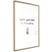 Poster Let's Get Lost in Paradise - colorful English text with a pineapple 123046 additionalThumb 6