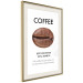 Poster Coffee - Best Niece Ever - black English text and coffee bean 123346 additionalThumb 14