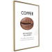 Poster Coffee - Best Niece Ever - black English text and coffee bean 123346 additionalThumb 11