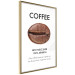 Poster Coffee - Best Niece Ever - black English text and coffee bean 123346 additionalThumb 3