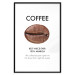 Poster Coffee - Best Niece Ever - black English text and coffee bean 123346 additionalThumb 17