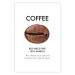 Poster Coffee - Best Niece Ever - black English text and coffee bean 123346 additionalThumb 25