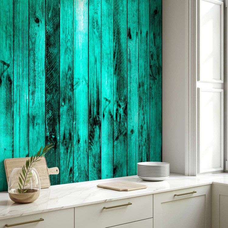 Modern Wallpaper Magma Wooden Emerald 123946 additionalImage 7