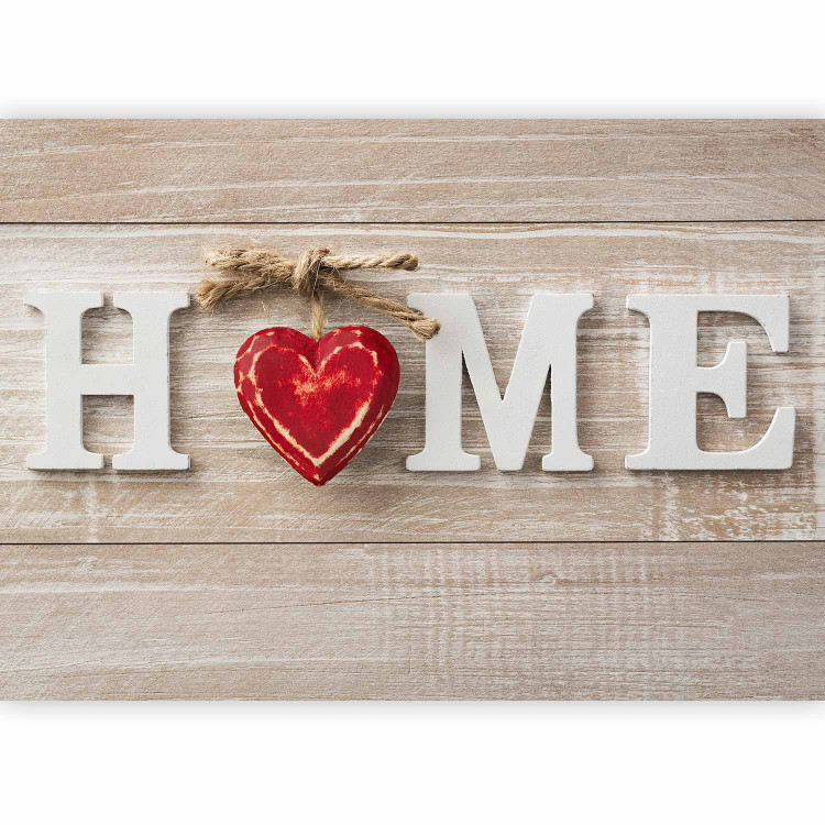 Wall Mural Home Heart (Red) 125046 additionalImage 5