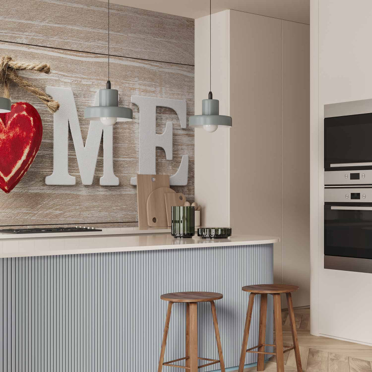 Wall Mural Home Heart (Red) 125046 additionalImage 7
