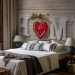 Wall Mural Home Heart (Red) 125046 additionalThumb 2