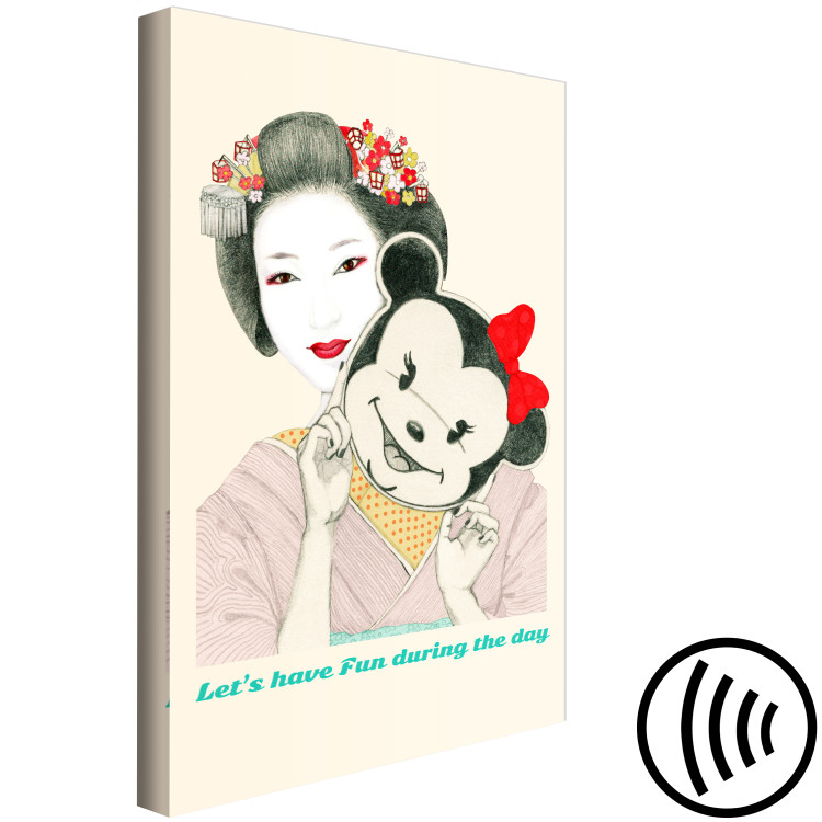 Canvas Art Print Funny Geiko (1 Part) Vertical 126846 additionalImage 6