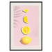 Wall Poster Slice of Exoticism - lemon in various cross-sections on a pastel background 127146 additionalThumb 19