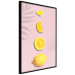 Wall Poster Slice of Exoticism - lemon in various cross-sections on a pastel background 127146 additionalThumb 13