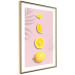 Wall Poster Slice of Exoticism - lemon in various cross-sections on a pastel background 127146 additionalThumb 9