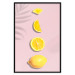 Wall Poster Slice of Exoticism - lemon in various cross-sections on a pastel background 127146 additionalThumb 18