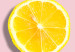 Wall Poster Slice of Exoticism - lemon in various cross-sections on a pastel background 127146 additionalThumb 11