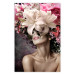 Poster Scent of Dreams - woman with flowers on her head in an abstract motif 127246