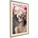 Poster Scent of Dreams - woman with flowers on her head in an abstract motif 127246 additionalThumb 3