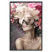 Poster Scent of Dreams - woman with flowers on her head in an abstract motif 127246 additionalThumb 18