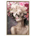 Poster Scent of Dreams - woman with flowers on her head in an abstract motif 127246 additionalThumb 17