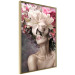 Poster Scent of Dreams - woman with flowers on her head in an abstract motif 127246 additionalThumb 12
