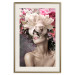 Poster Scent of Dreams - woman with flowers on her head in an abstract motif 127246 additionalThumb 20